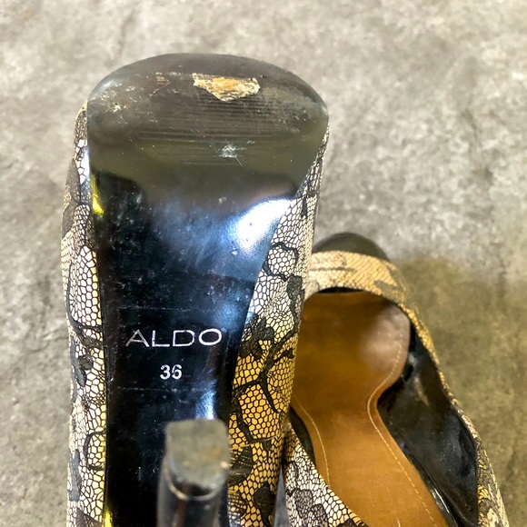 Aldo lace like platform 6 inch heels - Picture 4 of 4